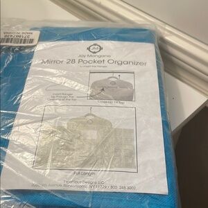 Joy Mangano Hanging organizer with mirror